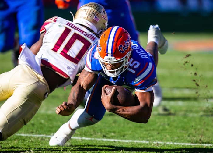 Anthony Richardson versus Florida State 2021